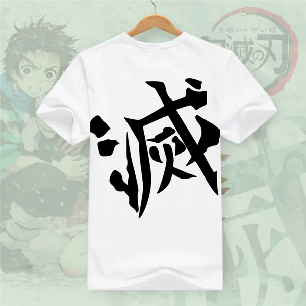 Demon Slayer: костюм Kimetsu no Yaiba Kamado Tanjirou Kamado Nezuko Agatsuma Zenitsu, унисекс, футболка, топы, костюм для косплея - Цвет: Style 6