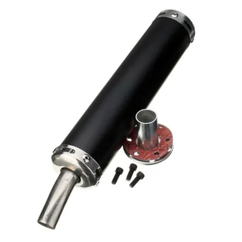 

60mm Exhaust Muffler Universal Motorcycle Black Exhaust Muffler Silence