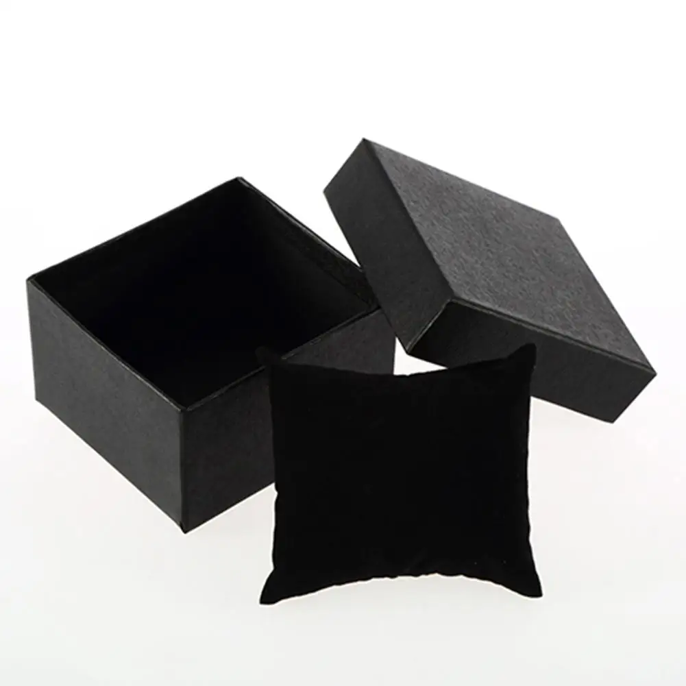 

Bangle Jewelry Watch Display Storage Case Present Gift Packaging Box display stand decoration of imitation leather Cover design