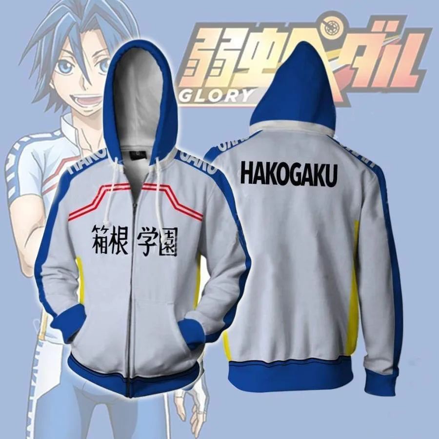 Yowamushi педаль Hakogaku Manami Sangaku костюмы для косплея с капюшоном 3D печать модная Толстовка Спортивная Повседневная Толстовка