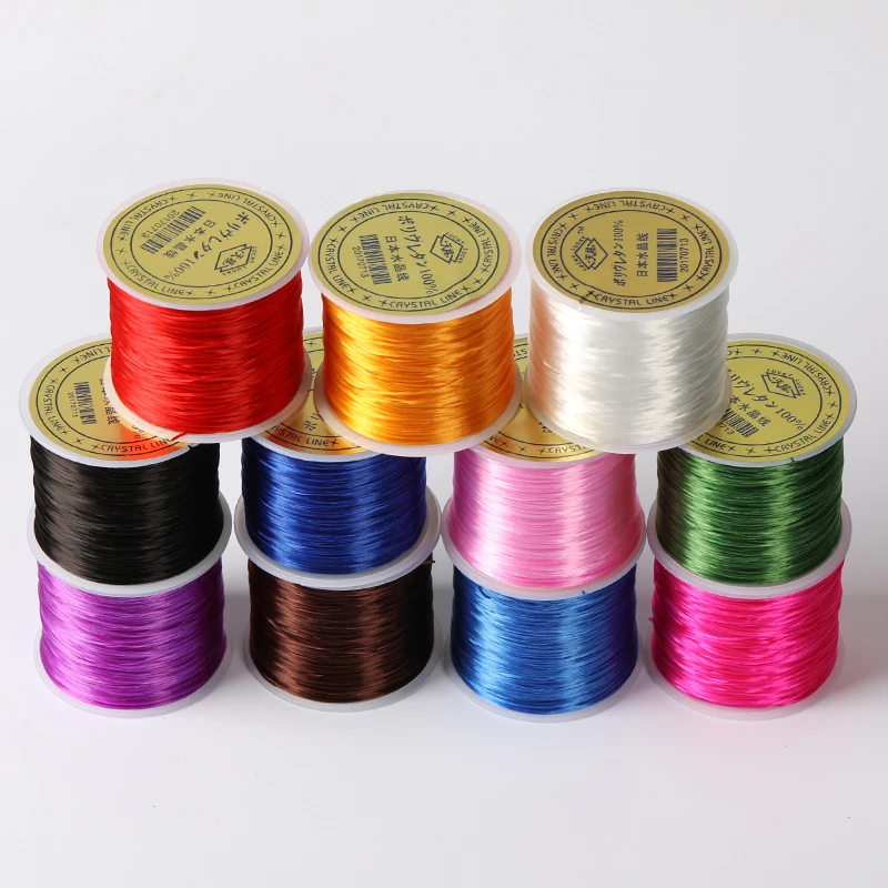 50M Strong Stretchy Elastic Crystal Thread Cord String for Bracelet Beading DIY 50M Strong Stretchy Elastic Crystal Thread Cord String for Bracelet Beading DIY