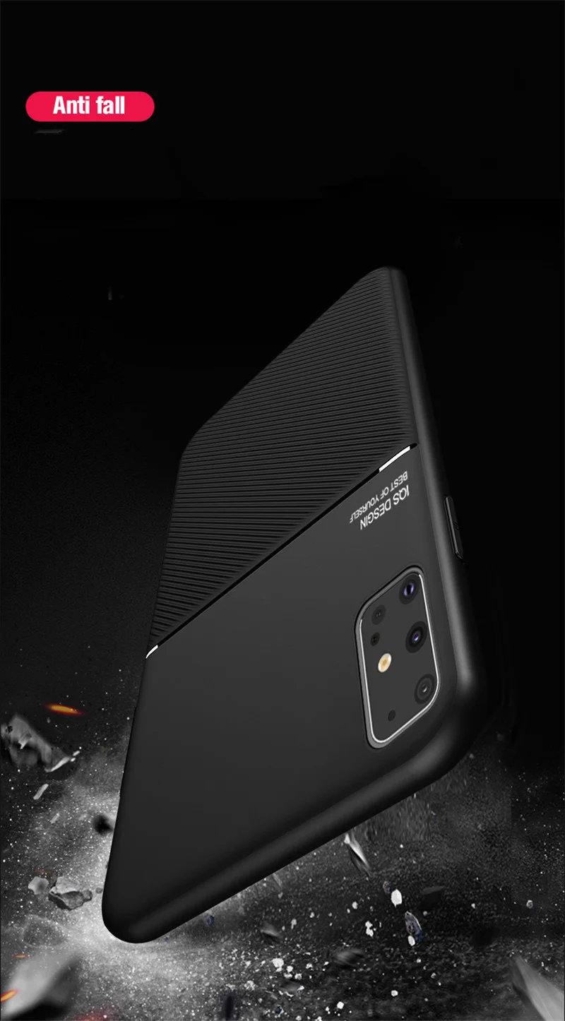 Slim Matte Leather Case for Samsung Galaxy S20 Ultra S21 Plus S10 S9 S8 S10E Case A71 A51 A10 A30 A50 A70 Car Holder Cover Cases cute samsung cases