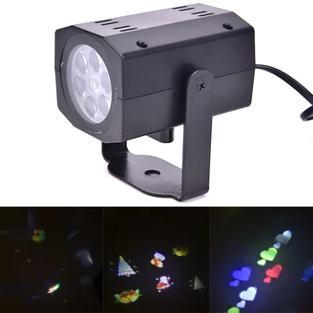 

Waterproof 6 Pattern Led Christmas Halloween Lights Snowflake Projection