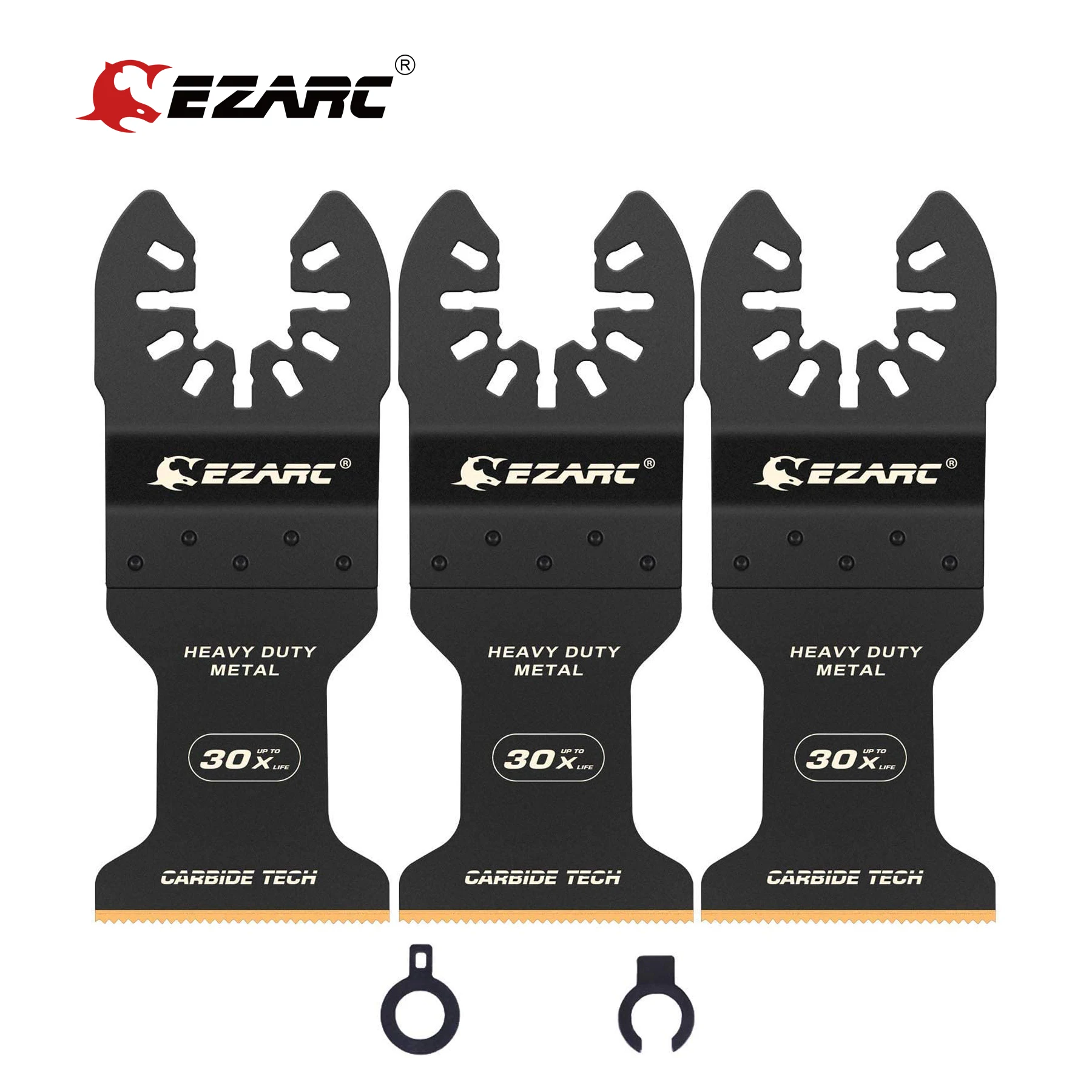 Лезвия для пилы EZARC с твердосплавными зубьями Осциллирующие лезвия 3 шт.