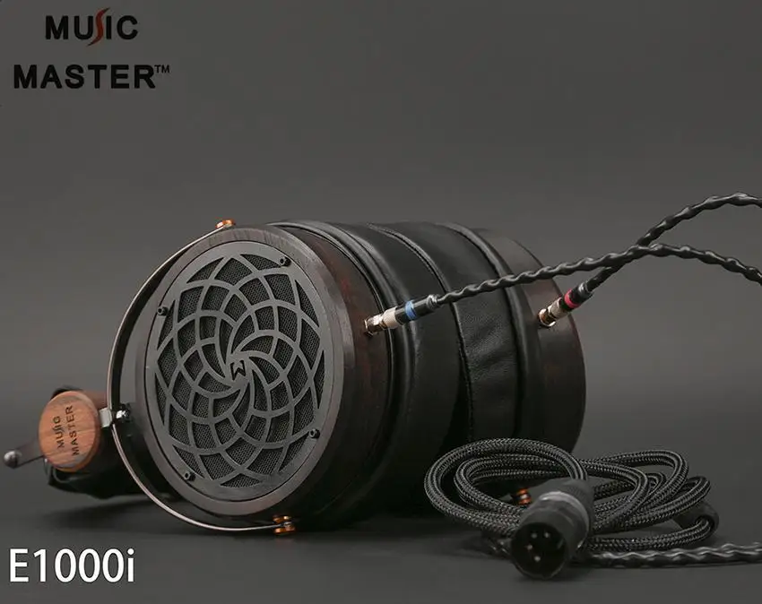 Music Master 108mm E1000I 60 Ohms Planar Hand Made Plate Wooden Hifi Audiophile Headphones Headset PK Z1R LCD4 Stellia Susvara