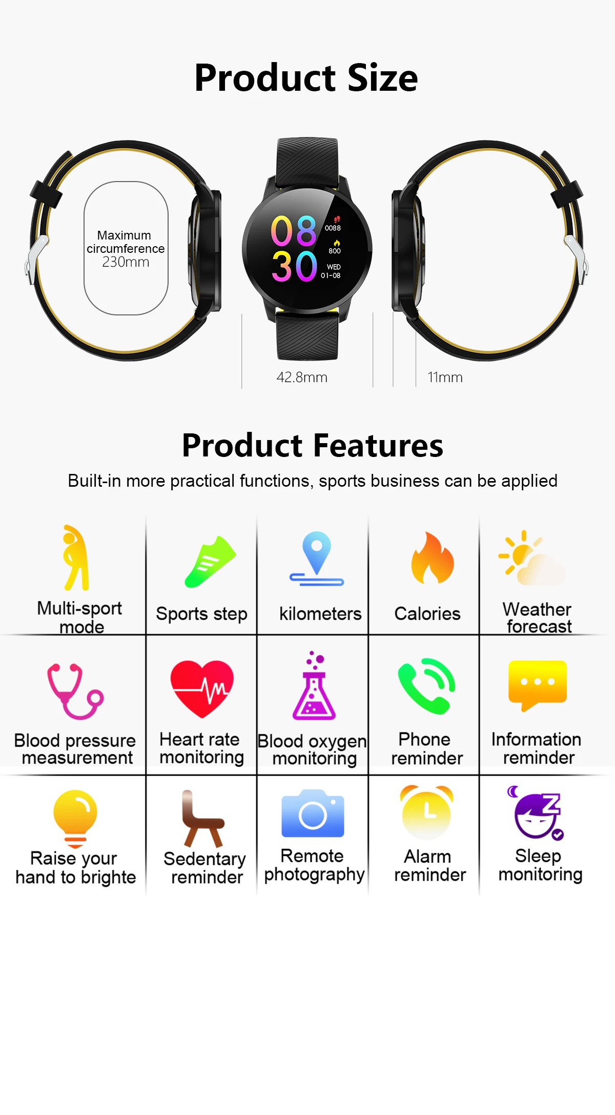 Nennbo Y16 Смарт-часы модные фитнес-часы браслет кровяное давление пульсометр спортивный трекер Шагомер здоровье браслет