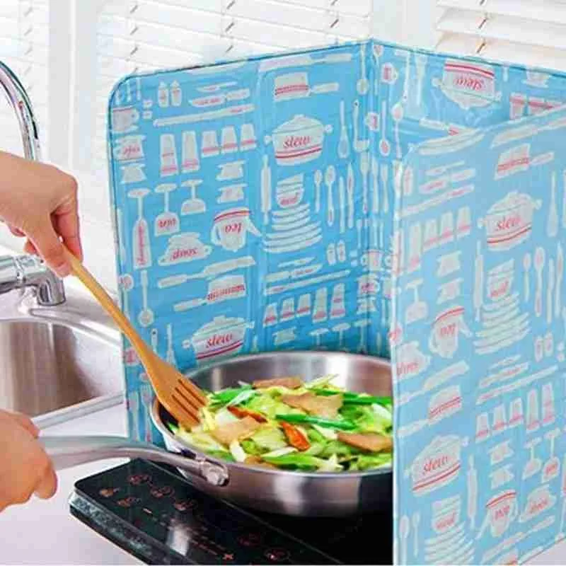 Складная Алюминиевая маслостойкая плита кухонная газовая кухонные брызги