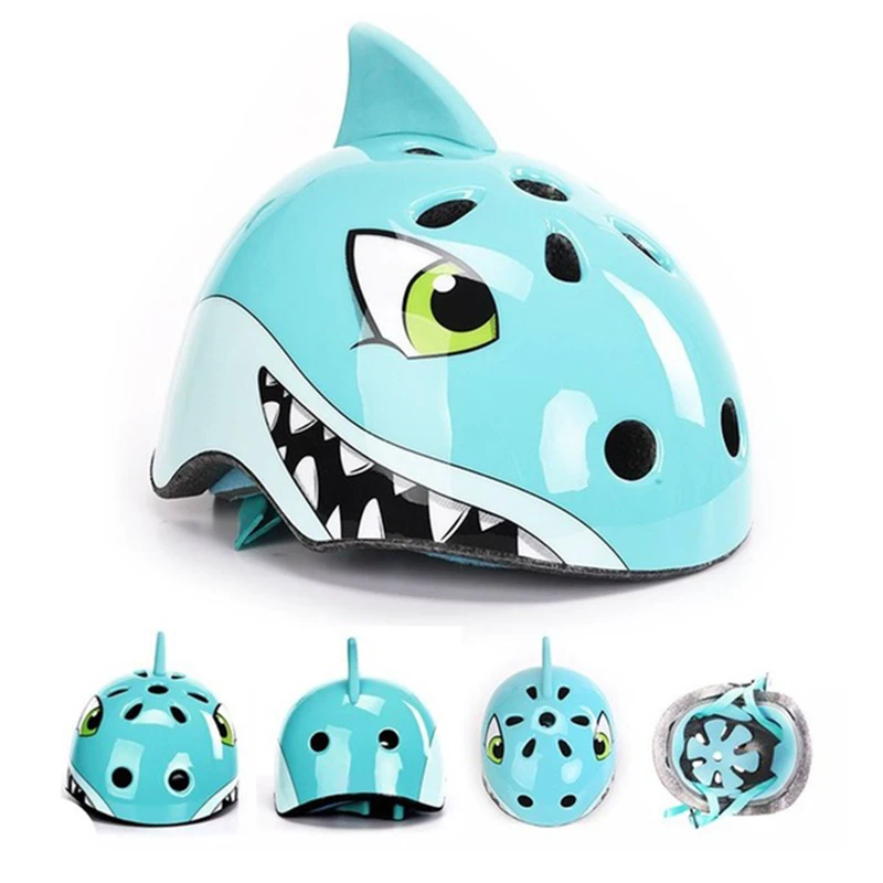 -8 Years Children's Bike Helmets Ultralight High Densit Cartoon Skating Cycling Children's Protective Gear Bicycle Helmets