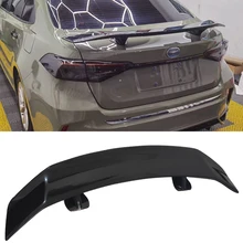 

Universal ABS Plastic Rear Trunk Lid Boot Car Spoiler Wings For Toyota Corolla Sedan Black Carbon White Tuning Assessories Parts
