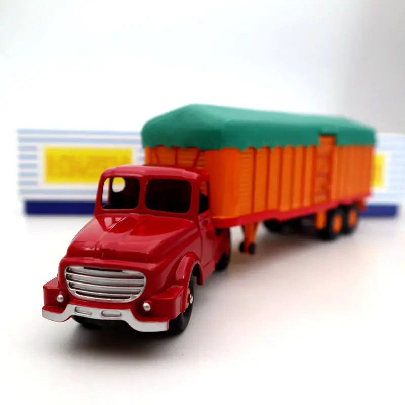 Atlas Dinky toys 36B trakteur Willeme ET Semi Remorque Bachee Truck Diecast Модели Авто Подарочная коллекция |