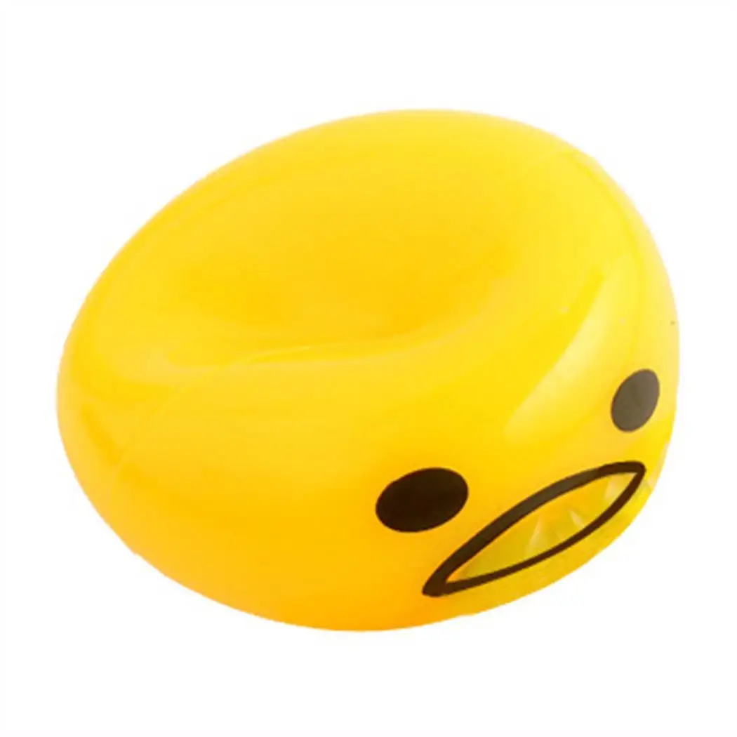 Cute Cartoon Egg Hand Pinch Anxiety Release Yellow Spoof Decompression Toy Over 6Years old 2