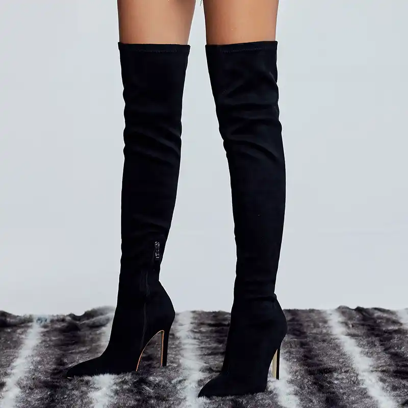 pleaser thigh high boots