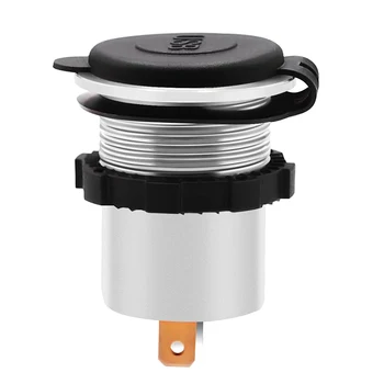 

Car Quick Charge 3.0 USB Socket Dual USB Power Outlet Marine Adapter Fast Charge for 12V/24V Boat Motorcycle ATV Bus Truck