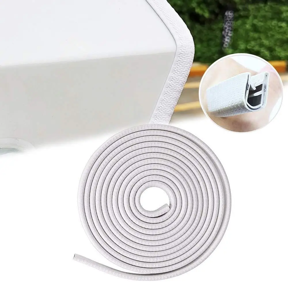 

Car Door Edge Guards 13Ft(4M) Universal Fit Rubber U Shape Edge Trim Car Door Edge Protection White