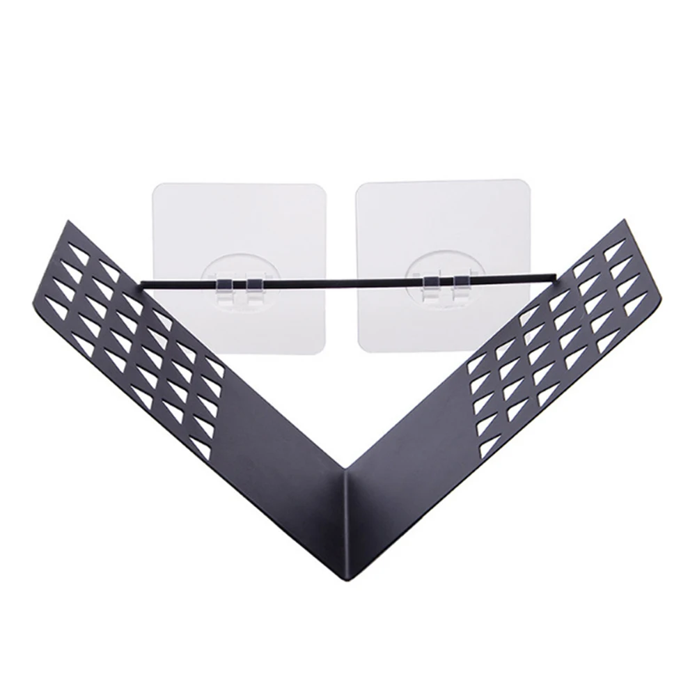 

Wall Shelf Display Storage Rack Home Decor Seamless Hanging Multifunctional Iron Art Organization Living Room Holder Bookrack