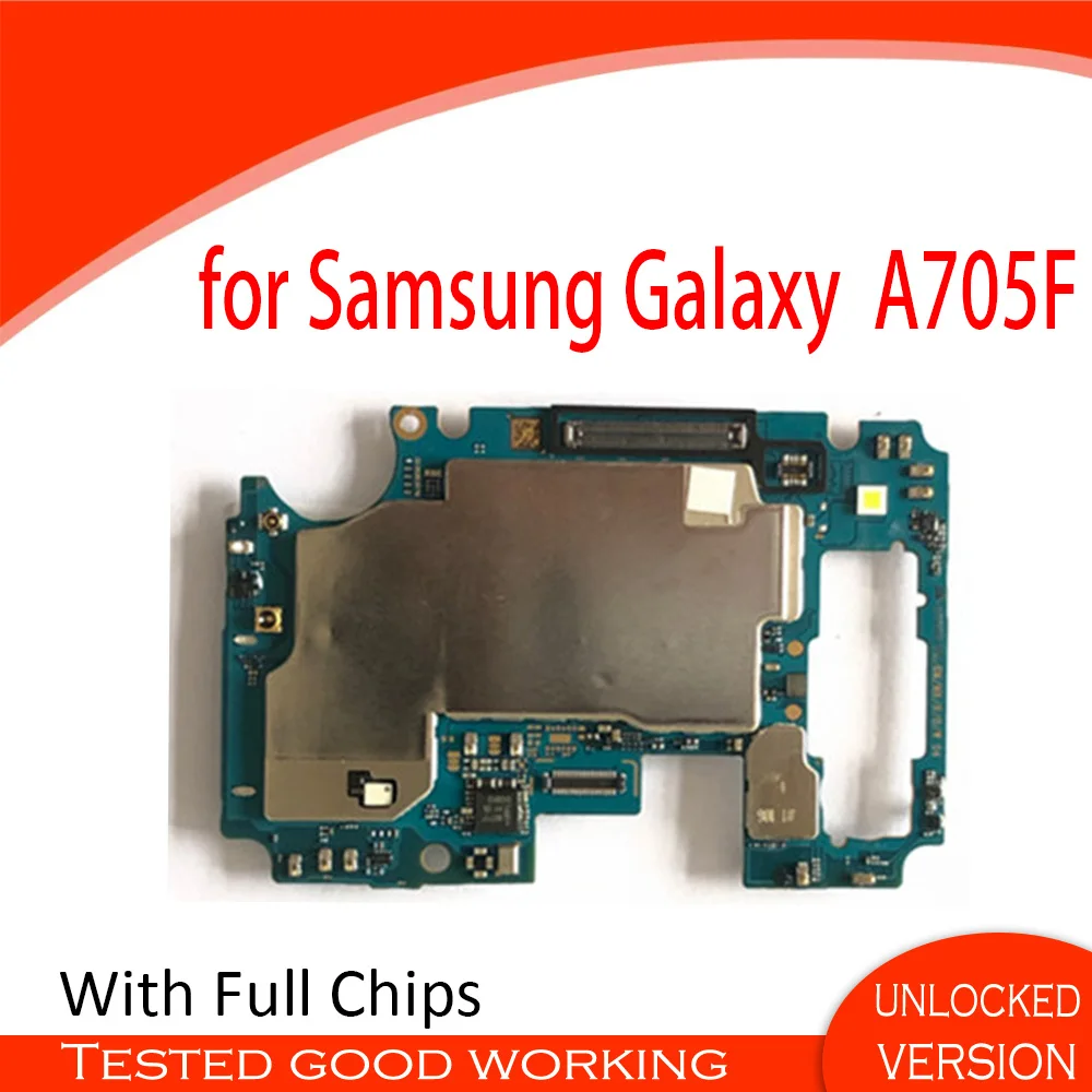 Разблокирована для Samsung Galaxy A70 A705GM/A705F материнская плата с чипом протестированная