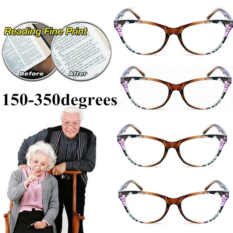 2Color Folding Portable Adjustable Women Magnifying Rotating Monocular Makeup Presbyopic Glasses +1.5/2/2.5/3/3.5/4 reading glasses with blue light filter