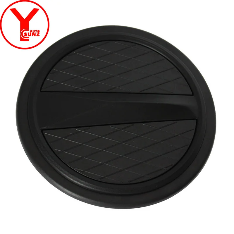 black fuel tank cover For Toyota Vios Sedan 2014 2015 2016 ABS gas