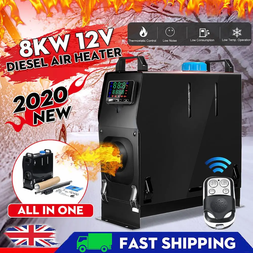 Дизельный подогреватель воздуха Все в одном 12 В 8 кВт автомобильный Кондиционер