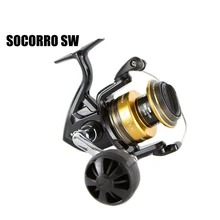 SHIMANO SOCORRO SW 5000 6000 8000 10000 4+ 1BB 10-12(кг) Drag HAGANE X-SHIP спиннинговая катушка для соленой воды
