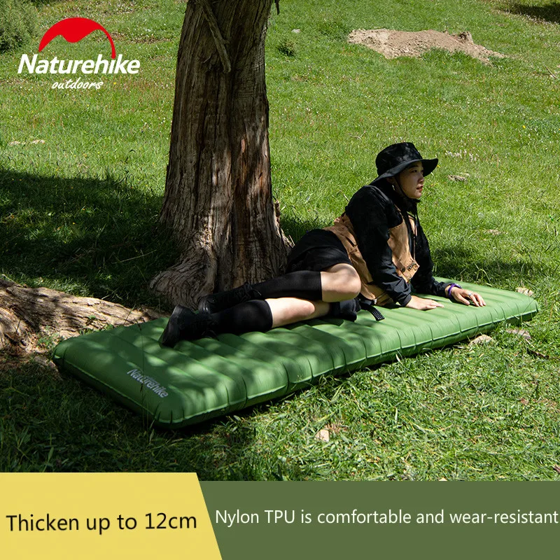 Naturehike 1 человек утолщенный надувной матрас для кемпинга уличная Ультралегкая
