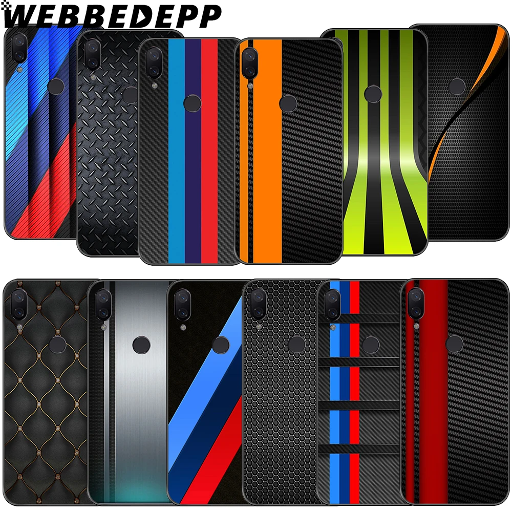 buy WEBBEDEPP Car carbon fiber simple Soft Case for Xiaomi Redmi GO Note 4 4X 5 6 pro 5A Prime 7 7 Pro Cover