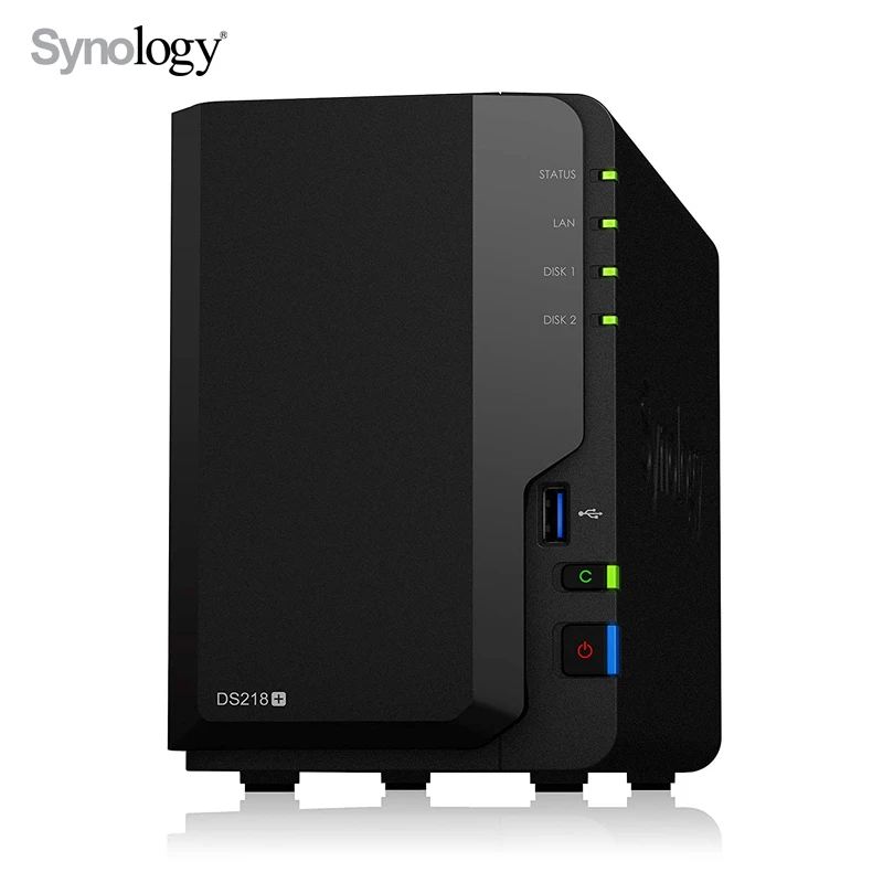 Synology 2 bay NAS DiskStation DS218 + (без дисков) | Компьютеры и офис