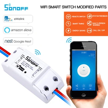 

Basic Smart Home Wifi Wireless Switch Remote Control Automation Relay Module for Apple Android Smartphones