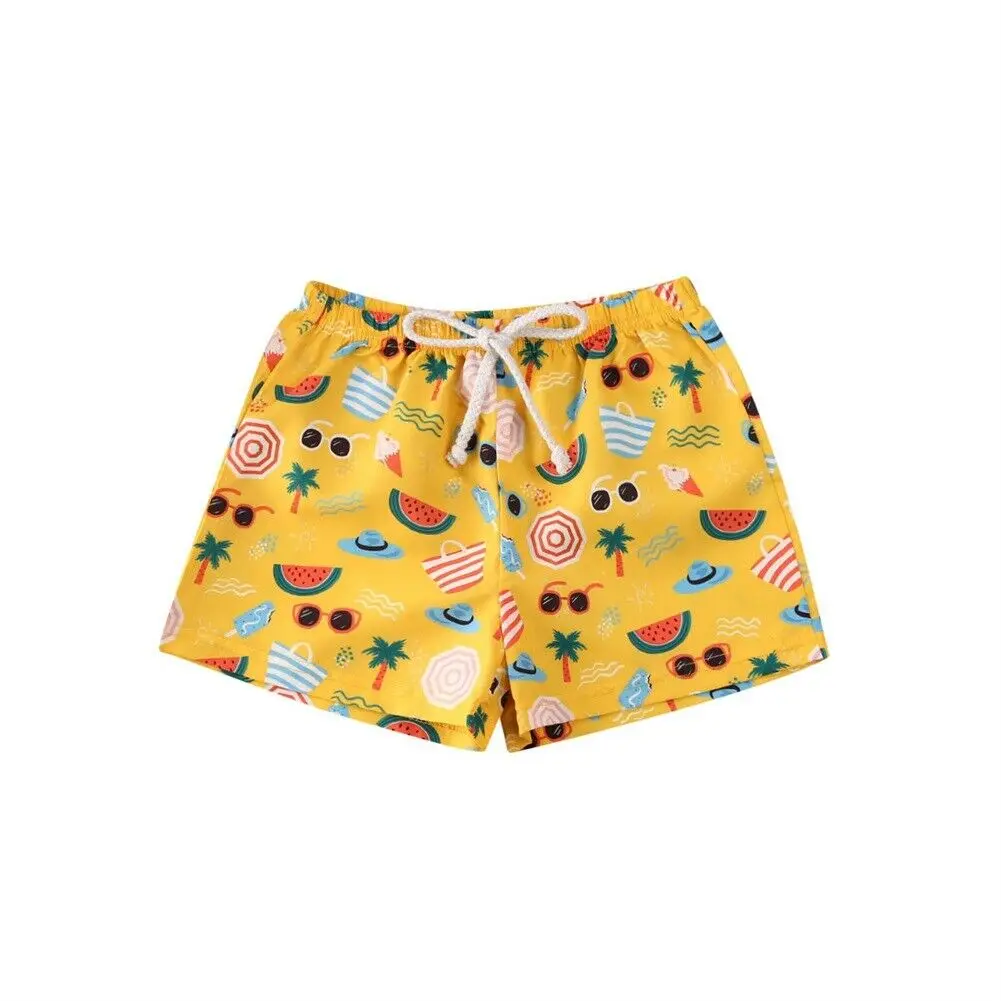 Summer Children Shorts Baby Boy Girl Beach Shorts Toddler Kids Swim