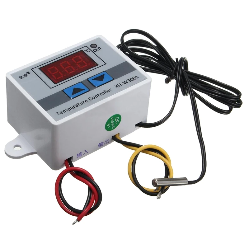 

Promotion! 3Pcs 220V 10A Digital LED Temperature Controller Thermostat Control Switch Probe