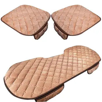 

3pcs/set Car Seat Cushion Pad Front Rear Seat Mat Nonslip Auto Seat Protector