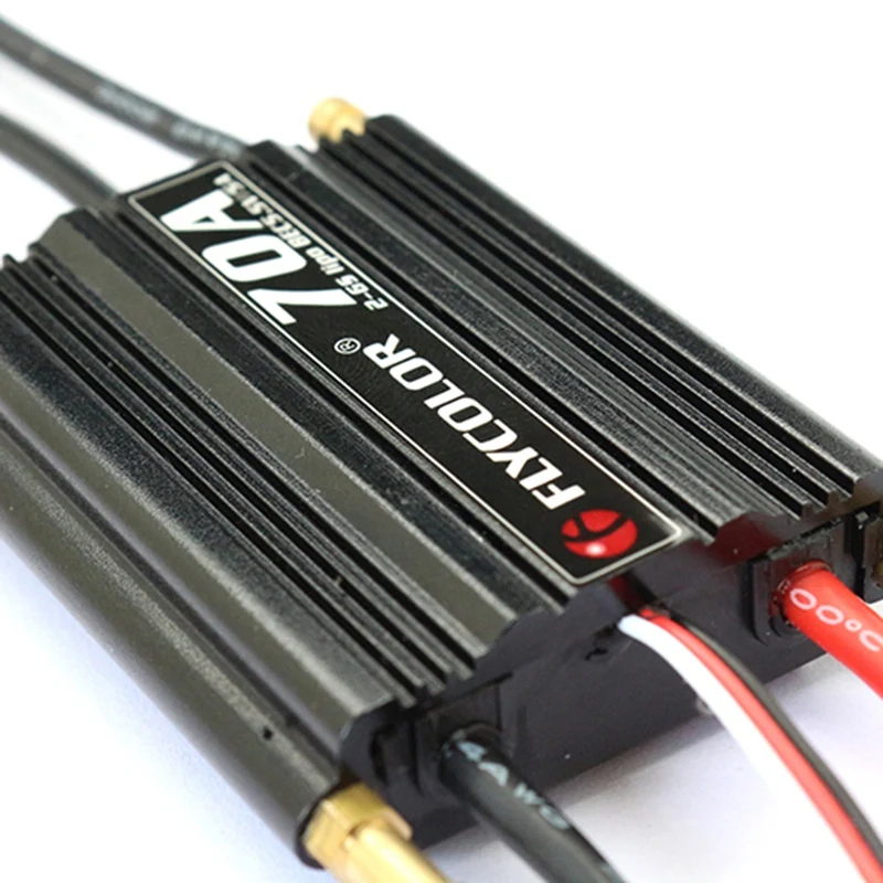 Flycolor 70A бесщеточный ESC для RC лодки 2 6S с 5 V/5A BEC|Детали и аксессуары| |
