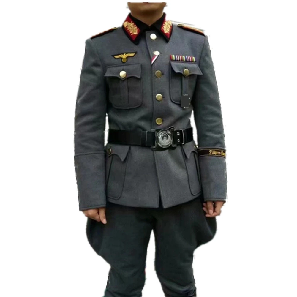 Uniforme militar de la Segunda Guerra Mundial, ropa personalizada, abrigos del ejército de lana gris para espectáculo de películas, colección Cosplay|Militar| - AliExpress