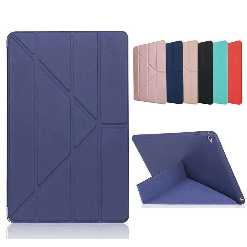 

mini 4 A1538 A1550 Slim Folding Coque For iPad mini 4 Cover Smart Auto Sleep Soft TPU Funda for iPad mini 4 TPU Cover 7.9''