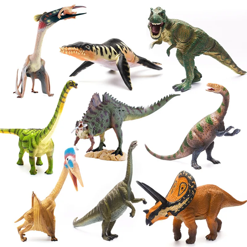 

Collecta I You He High-quality Imitation Dinosaur Ox Horn Dragon Triceratops Umbrella Clear Static Model Toy