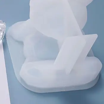 

DIY Resin Crystal Epoxy Mold Cartoon 3D Bear Phone Holder Casting Silicone Mould N58F