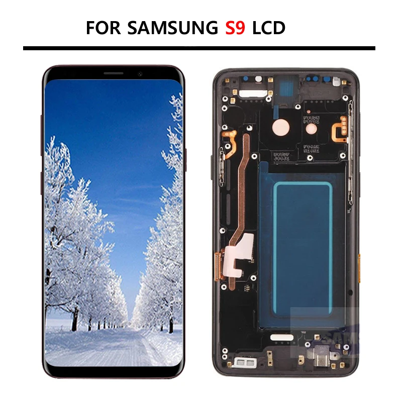 Оригинальный ЖК-дисплей для Samsung Galaxy S9 G960 G960F с сенсорным экраном дигитайзер в