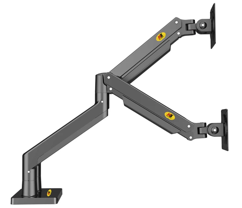 Liga de Alumínio 22 32 Dupla Lcd Led Monitor de Montagem Braço de Mola de Gás Completo Movimento Monitor Suporte Carga 315 Kgs Cada nb G32 - Imagem 3