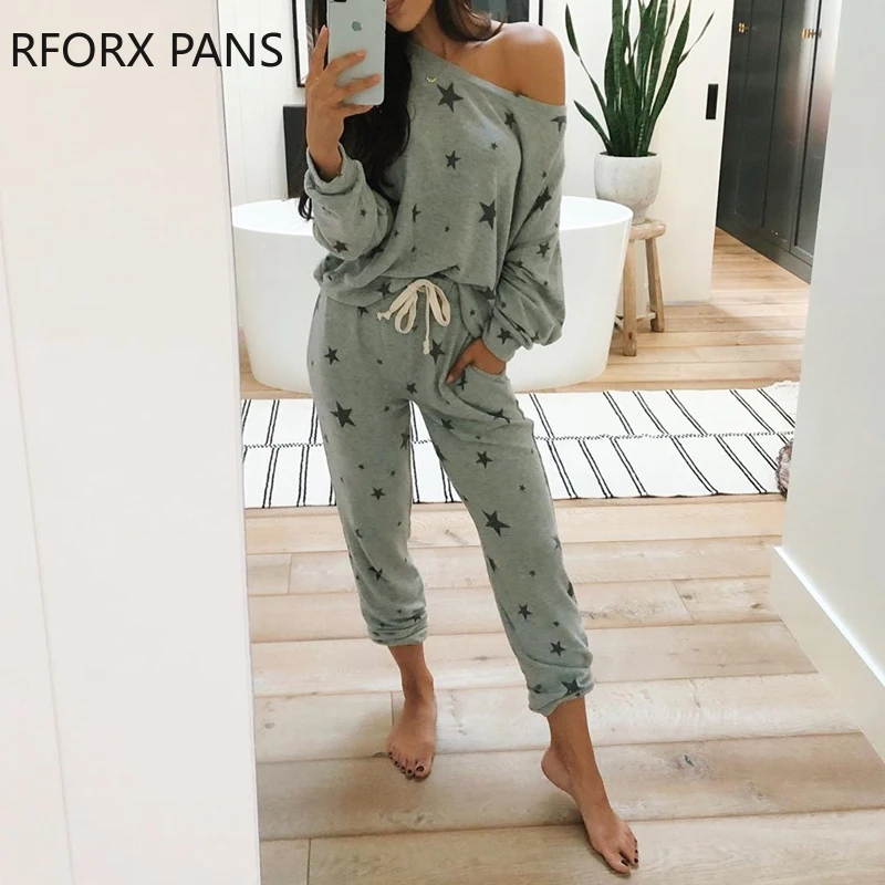casual top and pant set