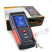 LCD Electromagnetic Field Radiation Detector Tester Emf Meter Rechargeable Handheld Portable Counter Emission Dosimeter Computer dosimeter counter geiger display color screen nuclear radiation detector personal dosimeter x ray beta gamma detector
