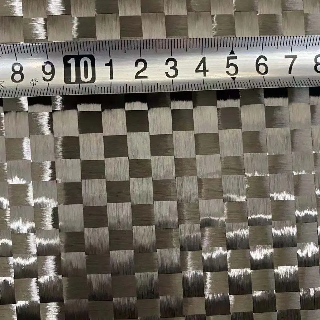 탄소 섬유 스프레드 토우 직물, 8mm x 8mm, 200g, 12K, 0.5m x 1m