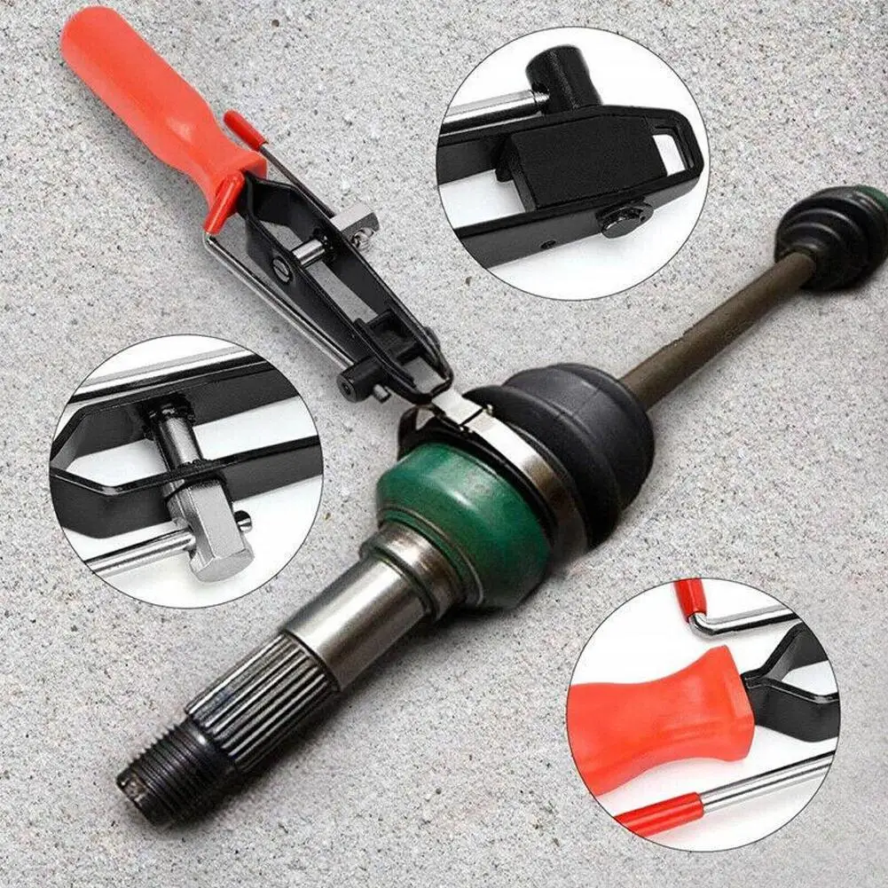 CV Joint Starter Clamp Pliers Multi-Function Band Banding Hand Tool Automobile CV Joint Boot Clamps Pliers Car Banding Tool