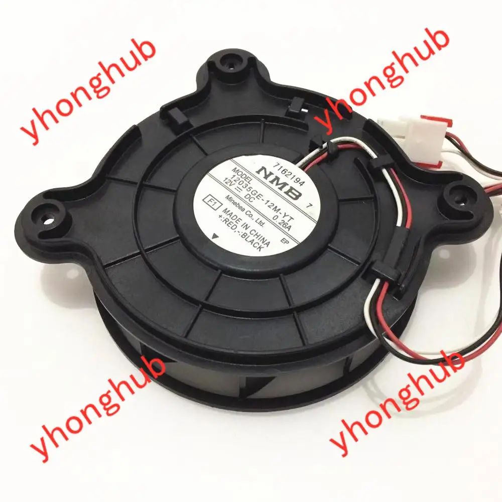 NMB MAT 12035GE 12M YT F1 F2 DC 12V 0.26A 3 жильный Сервер вентилятор