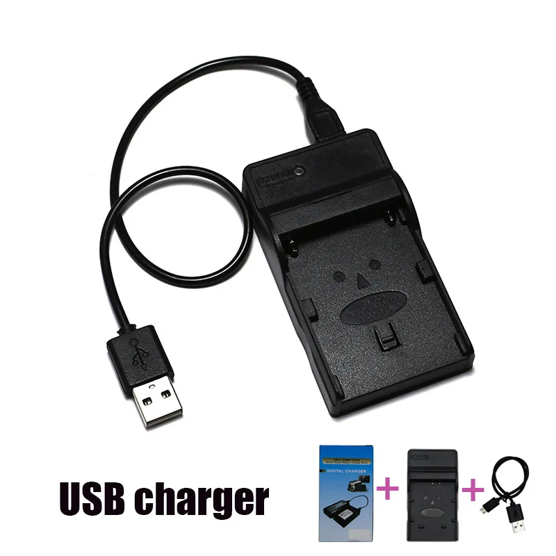Micro USB Cargador para SONY NP-FM30 FM50 FM55H FM70 FM71 FM90