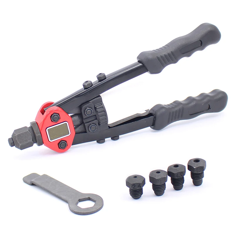

TOP 11Inch (280Mm) Heavy Duty Hand Rivets Tool Double Hand Manual Riveting Tool Hand Riveter Tool 2.4-4.8Mm