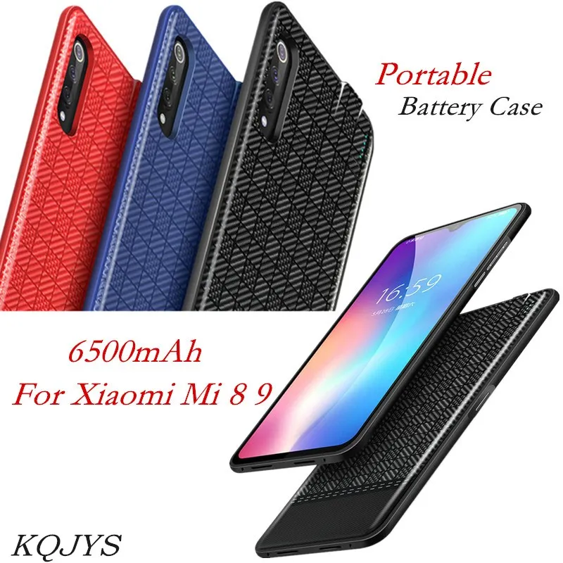

KQJYS 5000mah Portable Battery Charger Cases For Xiaomi Mi 9 Battery Case Power Bank Battery Charging Cover Case For Xiaomi Mi 9