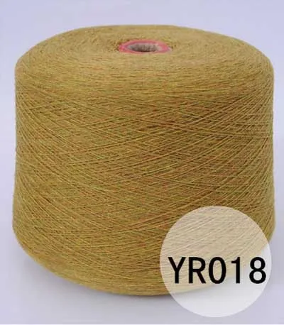 500 г камвольная качественная пряжа вязание Мягкая ручная тканая ткань дизайнерское осеннее плетение натуральная окрашенная трикотажная игла пряжа - Цвет: YR018