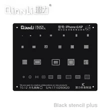 Qianli черный плюс BGA трафарет для iPhone X XS XR XSMAX 8P 8 7P 6P NAND IC чип квадратное отверстие трафарет