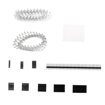 

670x 2.54mm For Dupont Wire Jumper PCB Pin Header Connector Housing Kit Crimp