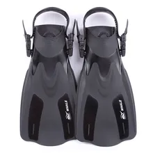 Swimming Diving Heel Fins Adult Scuba Flipper with Fins Foot Diving Short Flippers FN-200 Trek Fins WHALE Snorkeling Swim Shoes